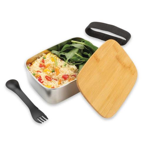Lunchbox mit Holzbrett