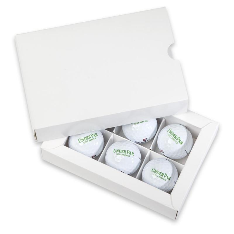 6er Schiebebox für 6 Golfbälle