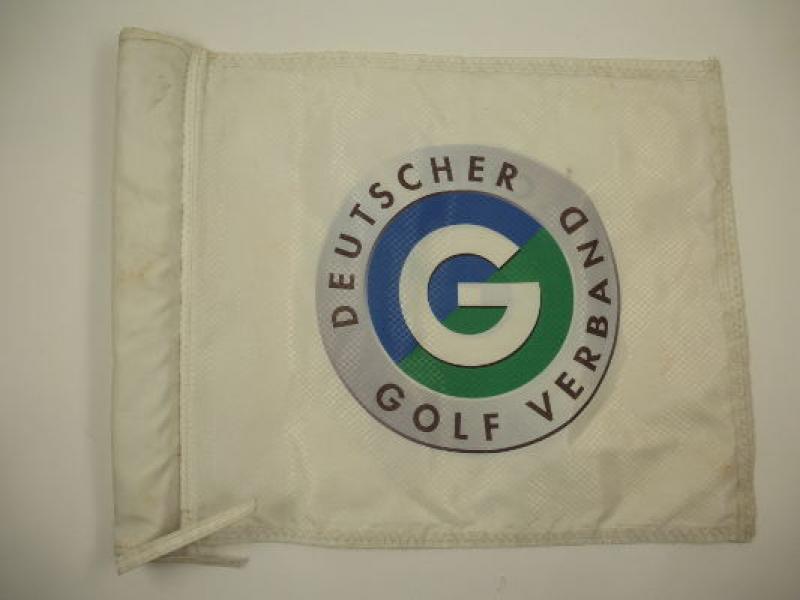 Lochfahne / Pin Flag, Deutscher Golfverband, unsigniert