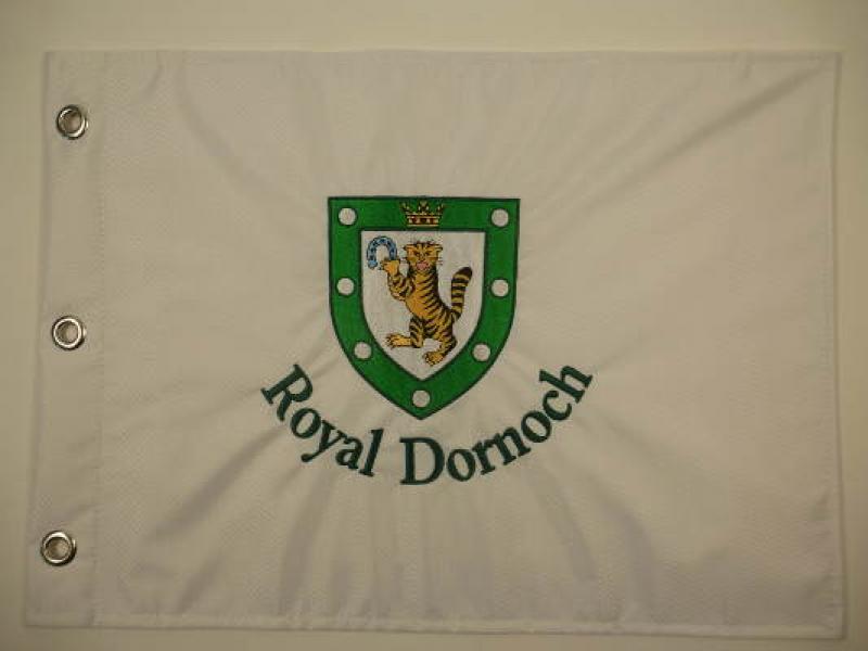 Lochfahne / Pin Flag, Royal Dornoch Golf Club, unsigniert