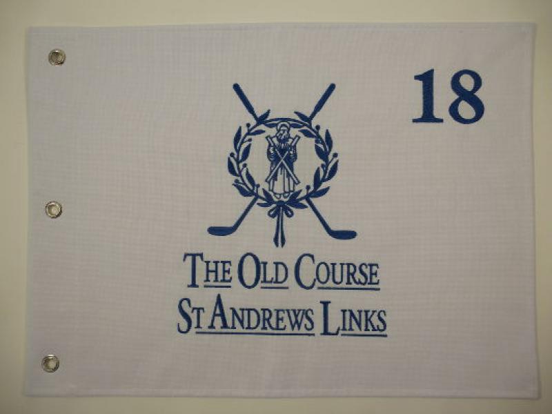 Lochfahne / Pin Flag, St. Andrews Old Course, unsigniert