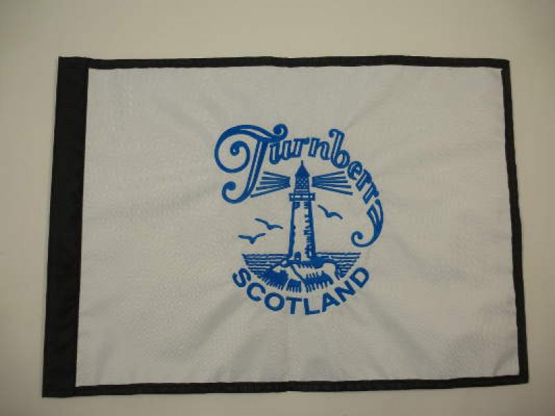 Lochfahne / Pin Flag, Turnberry Scotland, unsigniert