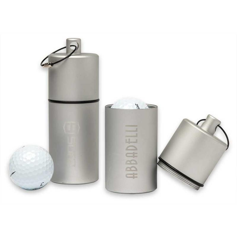 Aluminiumröhre für 3 Golfbälle