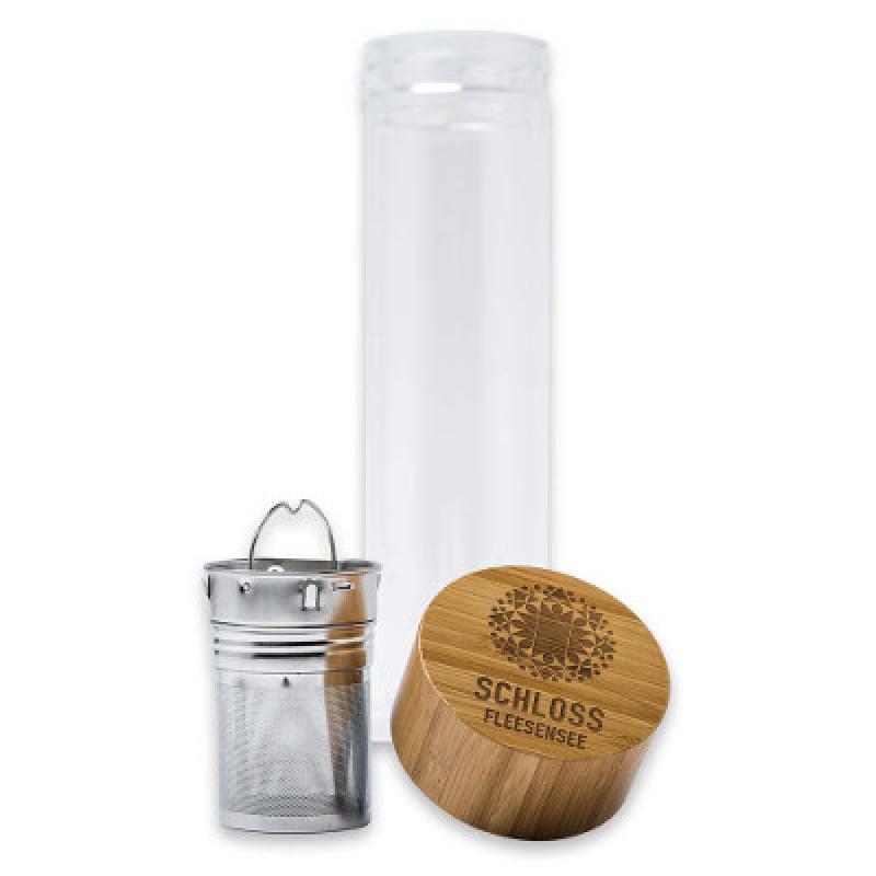 Tee-Flasche aus Glas
