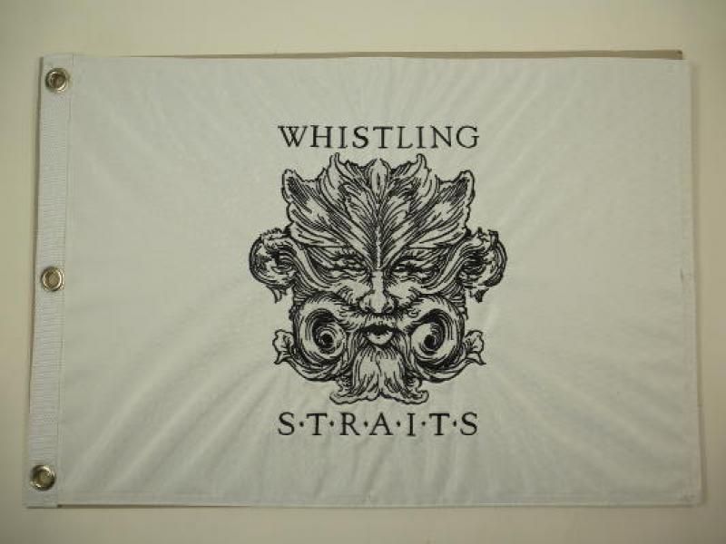 Lochfahne / Pin Flag, Whistling Straits Golf Club, unsigniert